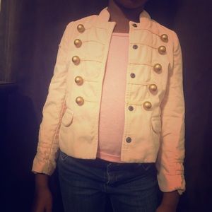 Gap- Girls Pale Pink Military Jacket
